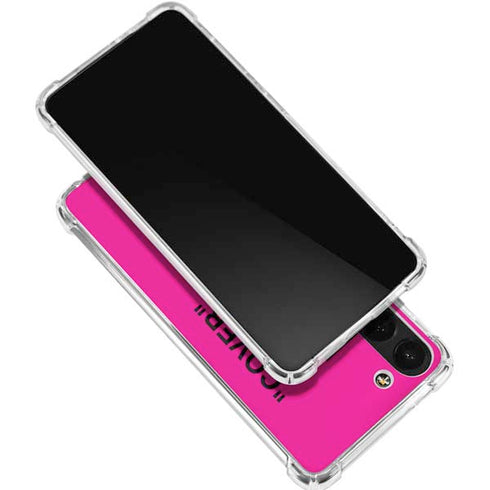 Black and Pink Arrows Galaxy S24 FE Clear Case